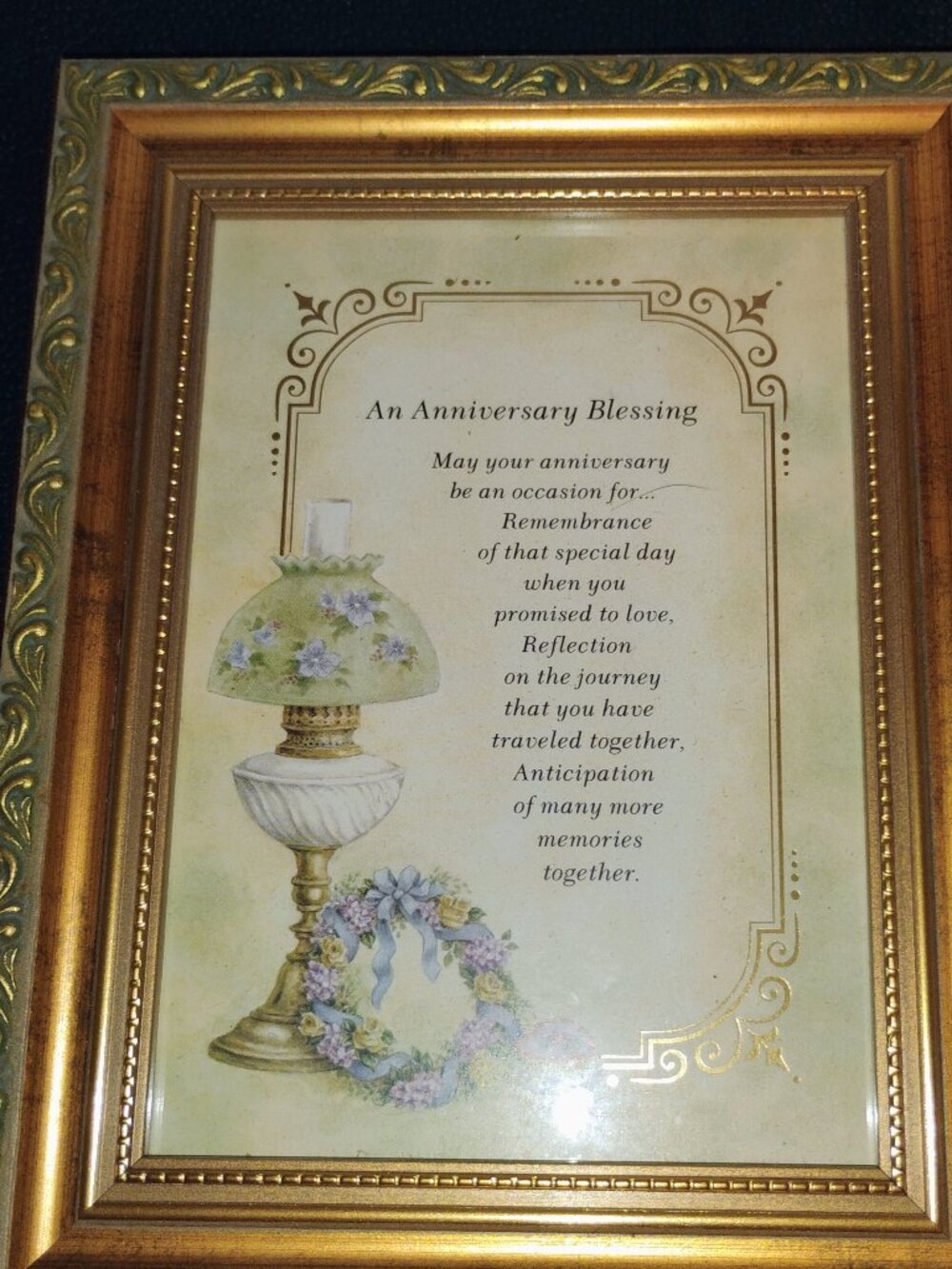 Anniversary  message  frame